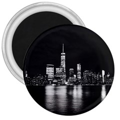 Nyc New York Skyline City Buildings 3  Magnets by Loisa77