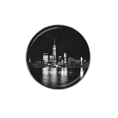 Nyc New York Skyline City Buildings Hat Clip Ball Marker by Loisa77