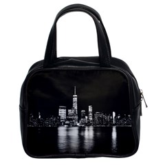 Nyc New York Skyline City Buildings Classic Handbag (two Sides) by Loisa77