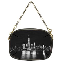 Nyc New York Skyline City Buildings Chain Purse (two Sides) by Loisa77