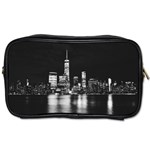 Nyc New York Skyline City Buildings Toiletries Bag (Two Sides) Front