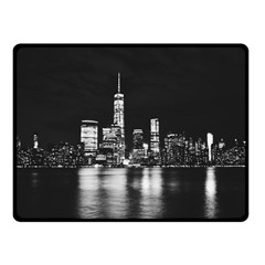 Nyc New York Skyline City Buildings Fleece Blanket (small) by Loisa77