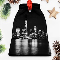 Nyc New York Skyline City Buildings Ornament (bell) by Loisa77