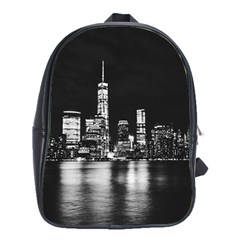 Nyc New York Skyline City Buildings School Bag (xl) by Loisa77