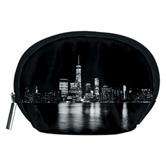 Nyc New York Skyline City Buildings Accessory Pouch (medium) by Loisa77