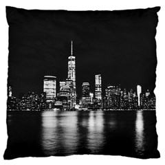 Nyc New York Skyline City Buildings 16  Baby Flannel Cushion Case (two Sides) by Loisa77