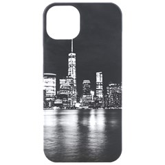 Nyc New York Skyline City Buildings Iphone 15 Pro Black Uv Print Pc Hardshell Case by Loisa77