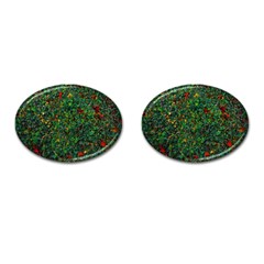 Grass Nature Meadow Cufflinks (oval) by Loisa77