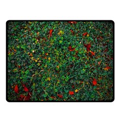 Grass Nature Meadow Two Sides Fleece Blanket (small) by Loisa77