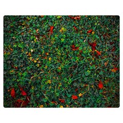 Grass Nature Meadow Two Sides Premium Plush Fleece Blanket (teen Size) by Loisa77