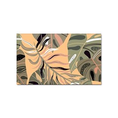 Leaves Monstera Picture Print Pattern Sticker (Rectangular)