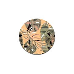 Leaves Monstera Picture Print Pattern Golf Ball Marker (4 Pack) by Ravend