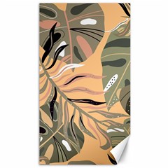 Leaves Monstera Picture Print Pattern Canvas 40  x 72 