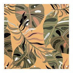 Leaves Monstera Picture Print Pattern Banner And Sign 3  X 3 