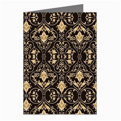 Vintage Batik Art Architecture Pattern Greeting Cards (pkg Of 8)