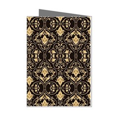 Vintage Batik Art Architecture Pattern Mini Greeting Cards (pkg Of 8) by Ravend