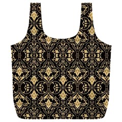 Vintage Batik Art Architecture Pattern Full Print Recycle Bag (xxxl) by Ravend