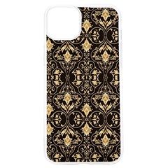 Vintage Batik Art Architecture Pattern Iphone 15 Pro Tpu Uv Print Case by Ravend