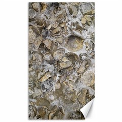 Fossilized Seashell Texture Print Design Bk Canvas 40  X 72  by dflcprintsclothing