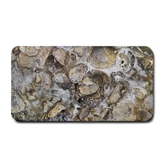 Fossilized Seashell Texture Print Design Bk Medium Bar Mat by dflcprintsclothing