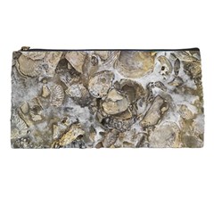 Fossilized Seashell Texture Print Design Bk Pencil Case by dflcprintsclothing