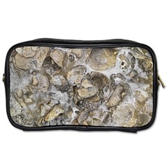 Fossilized Seashell Texture Print Design Bk Toiletries Bag (two Sides) by dflcprintsclothing