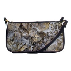 Fossilized Seashell Texture Print Design Bk Shoulder Clutch Bag by dflcprintsclothing