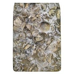 Fossilized Seashell Texture Print Design Bk Removable Flap Cover (l) by dflcprintsclothing