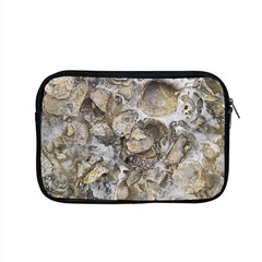 Fossilized Seashell Texture Print Design Bk Apple Macbook Pro 15  Zipper Case by dflcprintsclothing