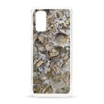 Fossilized Seashell Texture Print Design Bk Samsung Galaxy S20 6.2 Inch TPU UV Case Front