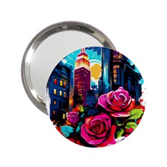 City Rose 2-gigapixel-art-scale-4 00x 2 25  Handbag Mirrors by BrightWear