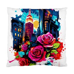 City Rose 2-gigapixel-art-scale-4 00x Standard Cushion Case (one Side)