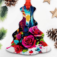 City Rose 2-gigapixel-art-scale-4 00x Ornament (christmas Tree) 