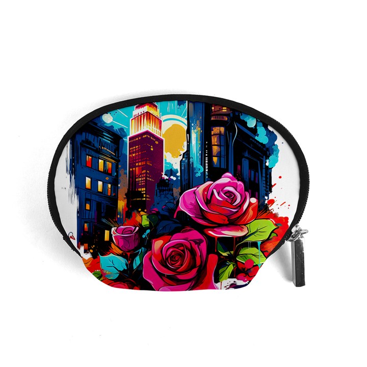 City Rose 2-gigapixel-art-scale-4 00x Accessory Pouch (Small)