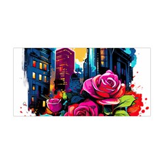 City Rose 2-gigapixel-art-scale-4 00x Yoga Headband by BrightWear