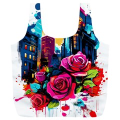 City Rose 2-gigapixel-art-scale-4 00x Full Print Recycle Bag (xxl)