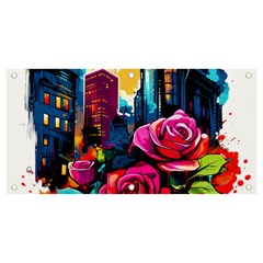 City Rose 2-gigapixel-art-scale-4 00x Banner And Sign 4  X 2  by BrightWear