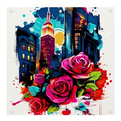 City Rose 2-gigapixel-art-scale-4 00x Banner And Sign 4  X 4  by BrightWear