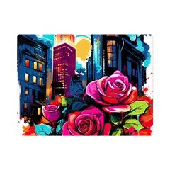 City Rose 2-gigapixel-art-scale-4 00x Premium Plush Fleece Blanket (mini) by BrightWear