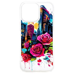 City Rose 2-gigapixel-art-scale-4 00x Iphone 15 Plus Tpu Uv Print Case by BrightWear