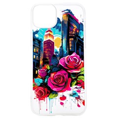 City Rose 2-gigapixel-art-scale-4 00x Iphone 15 Pro Tpu Uv Print Case by BrightWear