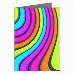 Swirl Twirl Design Pattern Waves Greeting Cards (pkg Of 8)