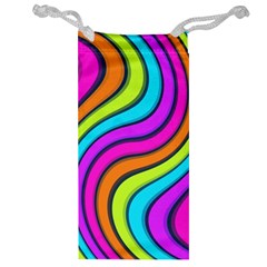 Swirl Twirl Design Pattern Waves Jewelry Bag by Loisa77