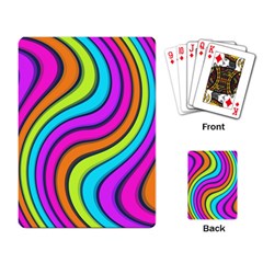 Swirl Twirl Design Pattern Waves Playing Cards Single Design (rectangle) by Loisa77