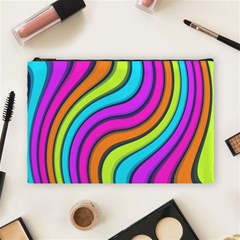 Swirl Twirl Design Pattern Waves Cosmetic Bag (large) by Loisa77