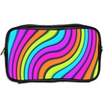 Swirl Twirl Design Pattern Waves Toiletries Bag (Two Sides) Back