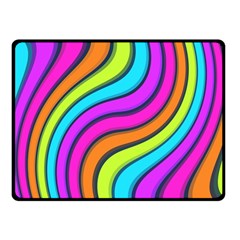 Swirl Twirl Design Pattern Waves Fleece Blanket (small) by Loisa77