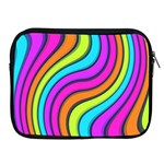 Swirl Twirl Design Pattern Waves Apple iPad 2/3/4 Zipper Cases Front