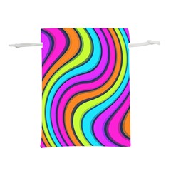 Swirl Twirl Design Pattern Waves Lightweight Drawstring Pouch (l) by Loisa77