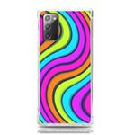 Swirl Twirl Design Pattern Waves Samsung Galaxy Note 20 TPU UV Case Front